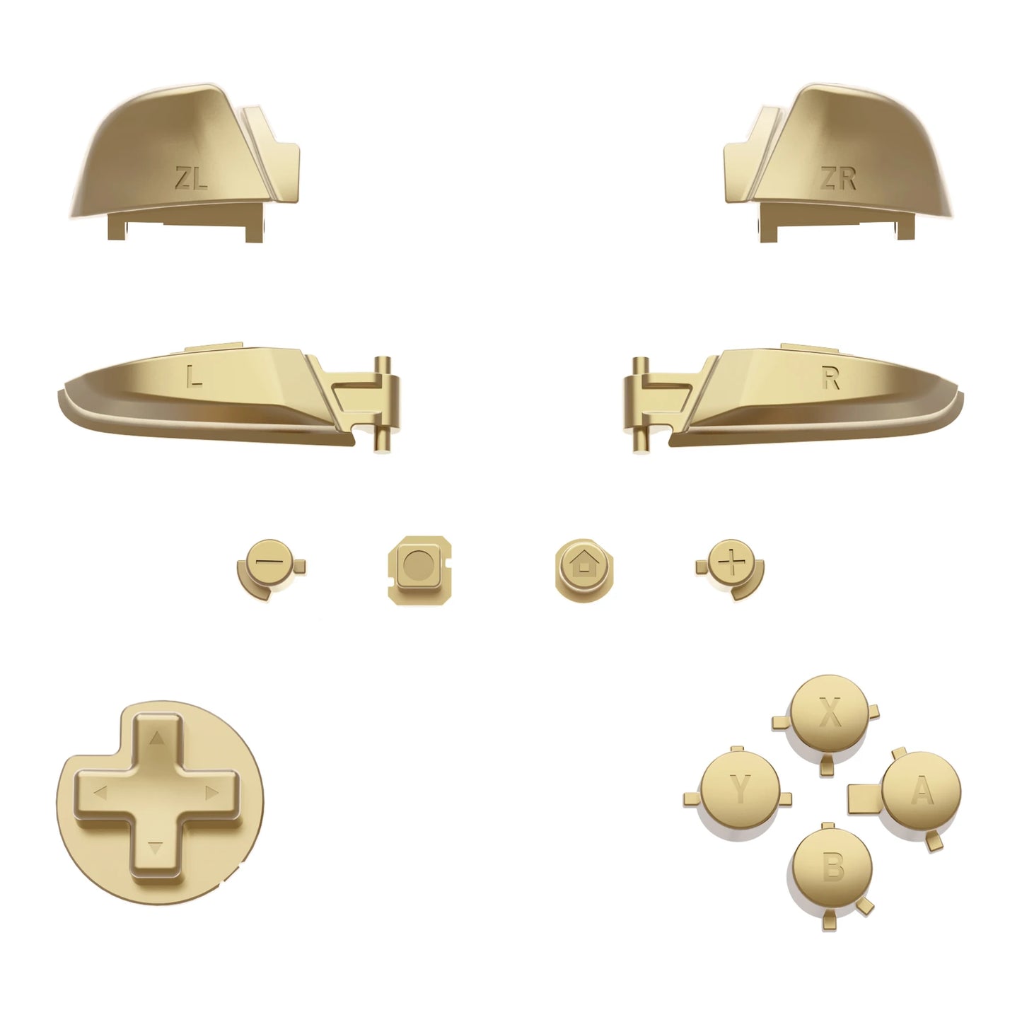 eXtremeRate DIY Replacement Full Set Buttons Repair ABXY D-pad ZR ZL L R Keys with Tools for NS Switch Pro Controller