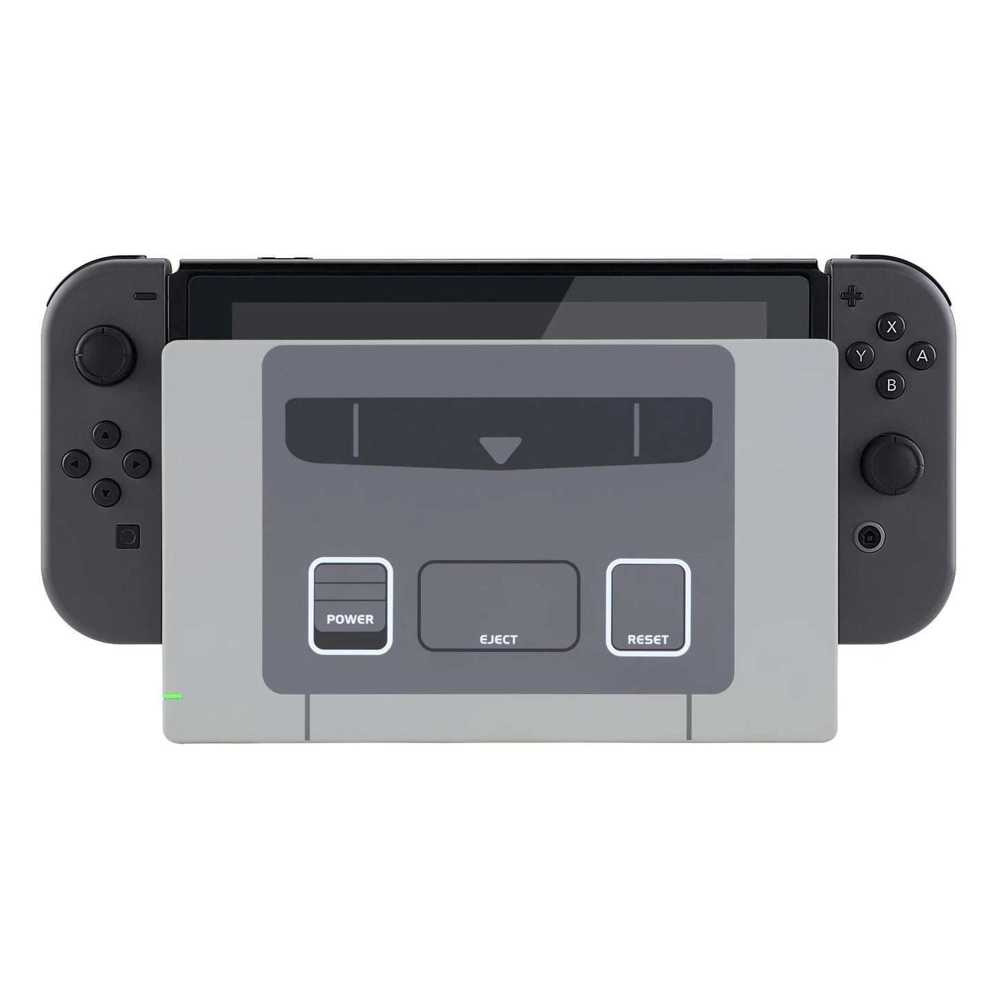 eXtremeRate Custom Grip Faceplate for Nintendo Switch Dock, Patterned DIY Replacement Housing Shell-Dock NOT Included