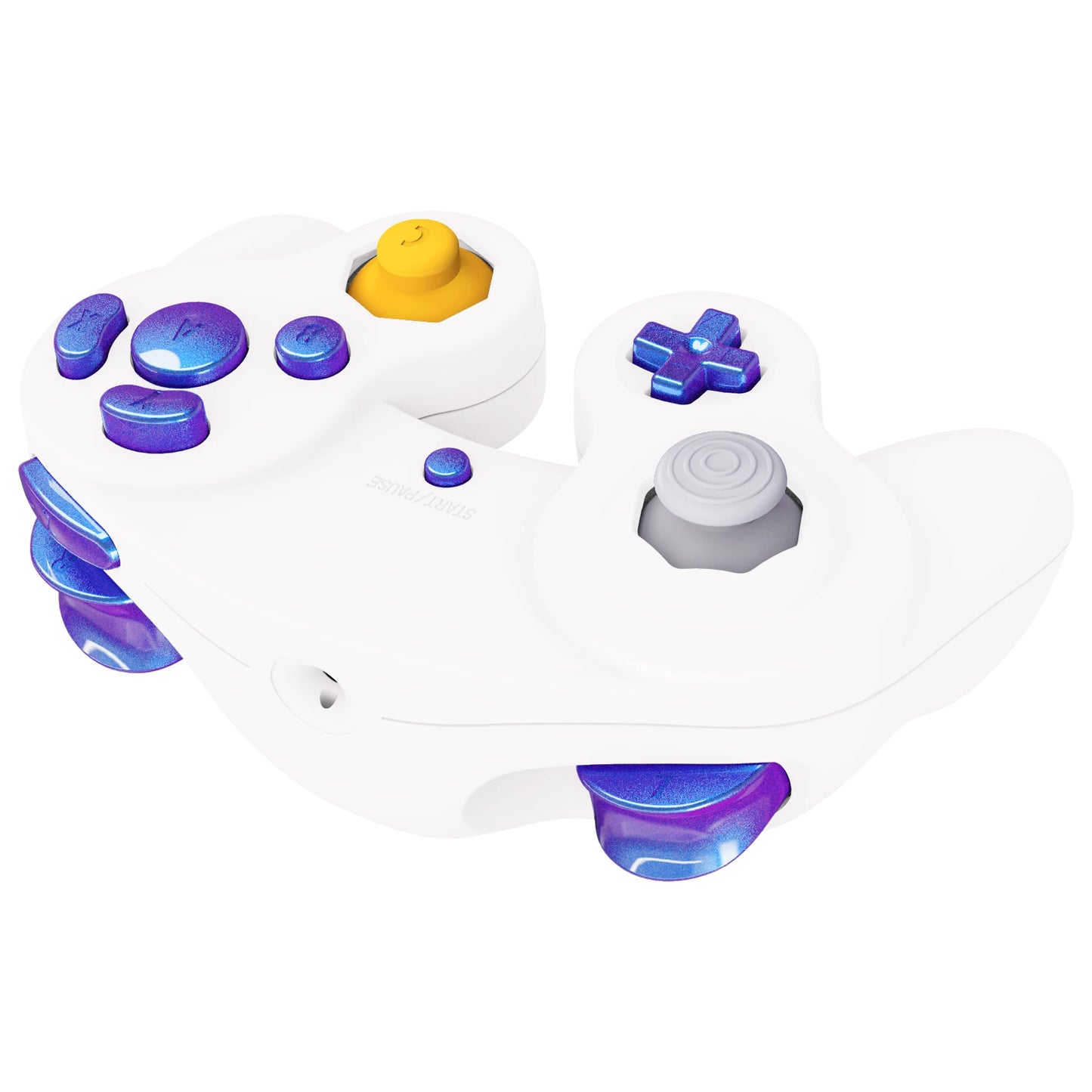 eXtremeRate DIY Replacement Full Set Buttons Thumbsticks & Tools for Nintendo GameCube Controller, Repair ABXY D-pad Z L R Keys