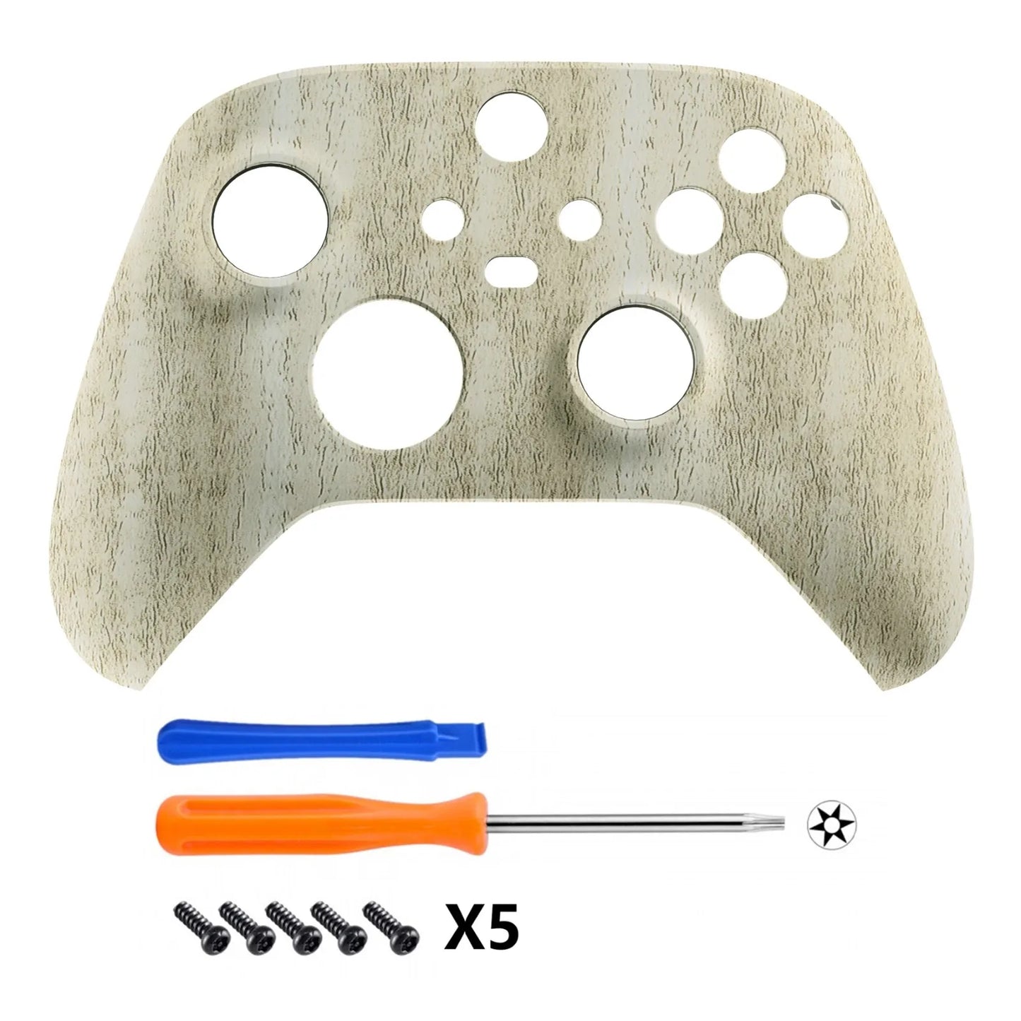 eXtremeRate Replacement Front Housing Shell Faceplate for Xbox Series X/S (Xbox Core) Controller - Transformative Texture Series