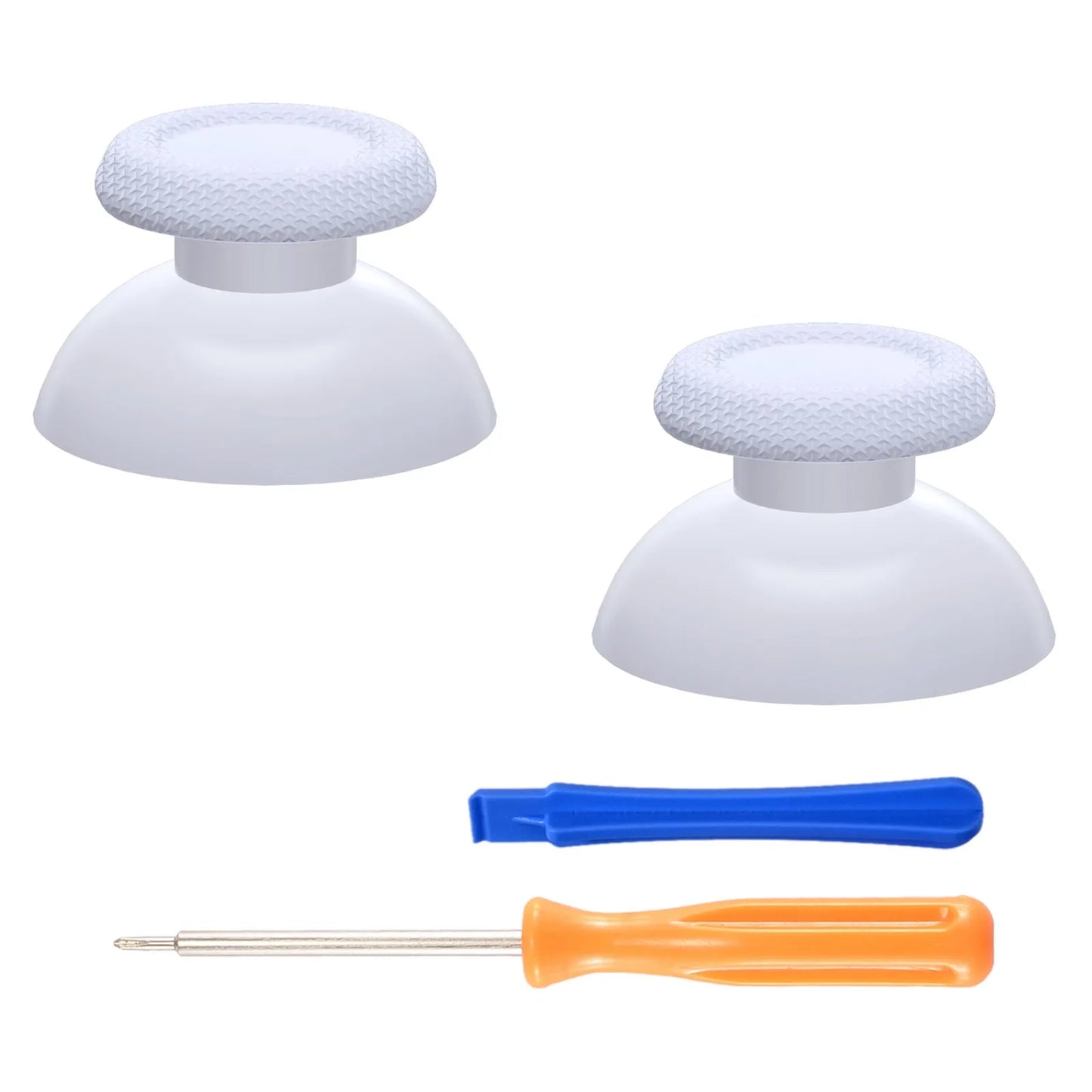 eXtremeRate Replacement Thumbsticks Button Analog Stick Joystick for ps5 for ps4 All Model - White Red Black Purple