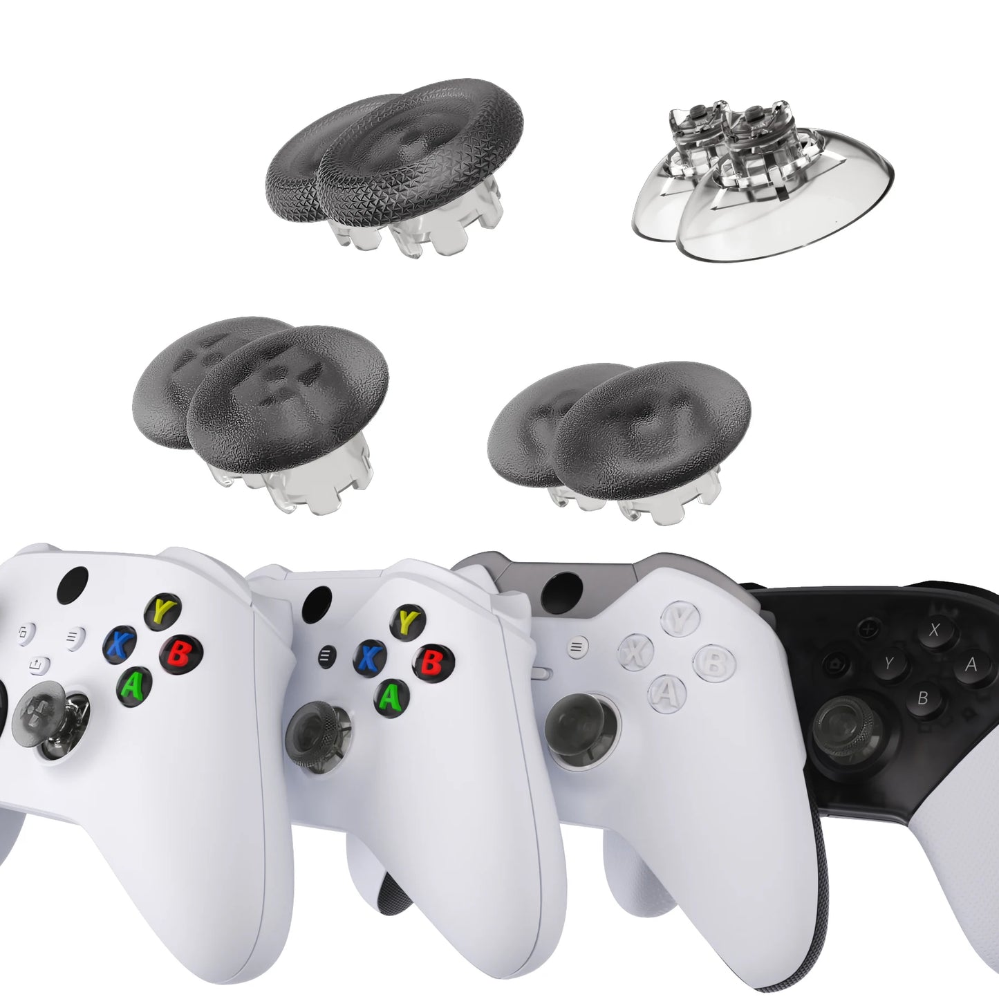 eXtremeRate Interchangeable Thumbsticks for Xbox Core Controller, Xbox One S/X, Xbox Elite V1, Swappable stick for NS Pro