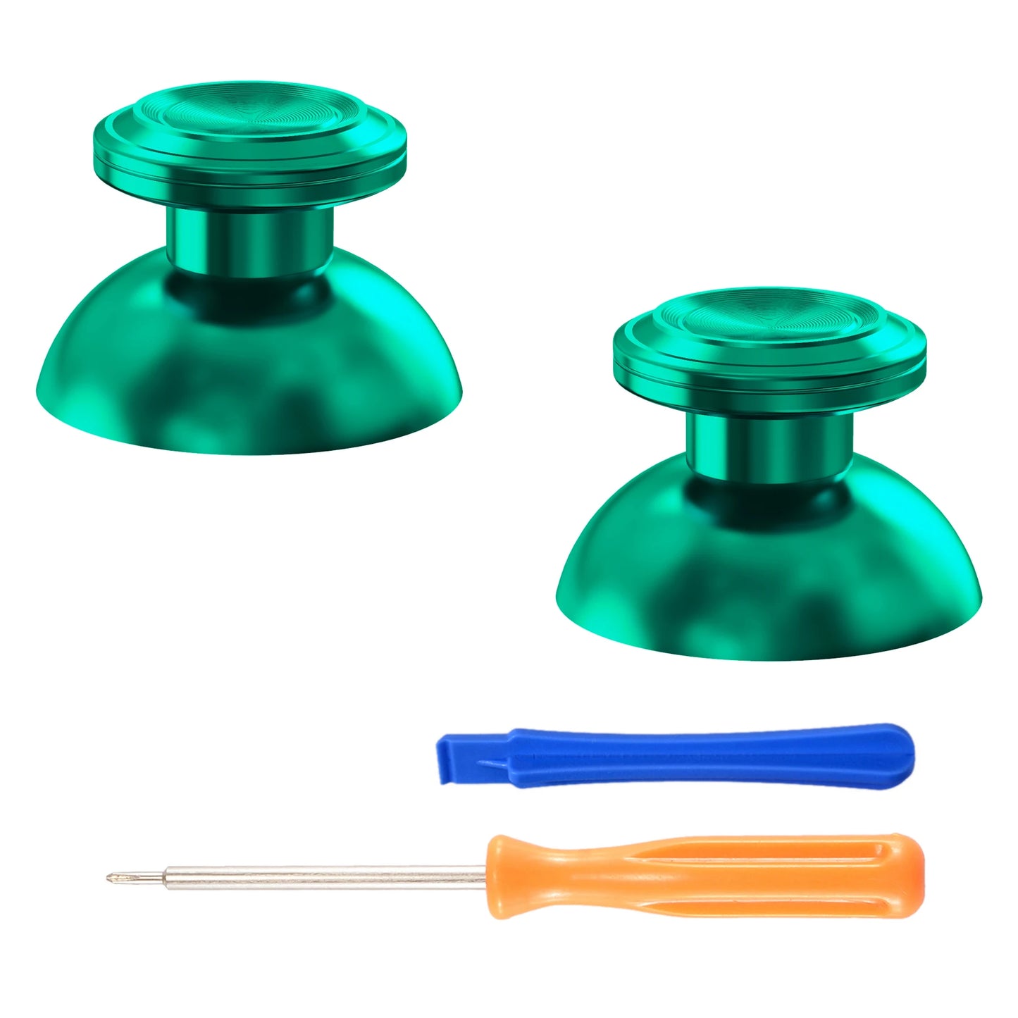 eXtremeRate Custom Metal Thumbsticks for ps5 Controller, Replacement Aluminum Analog Stick Joystick for ps4 Controller