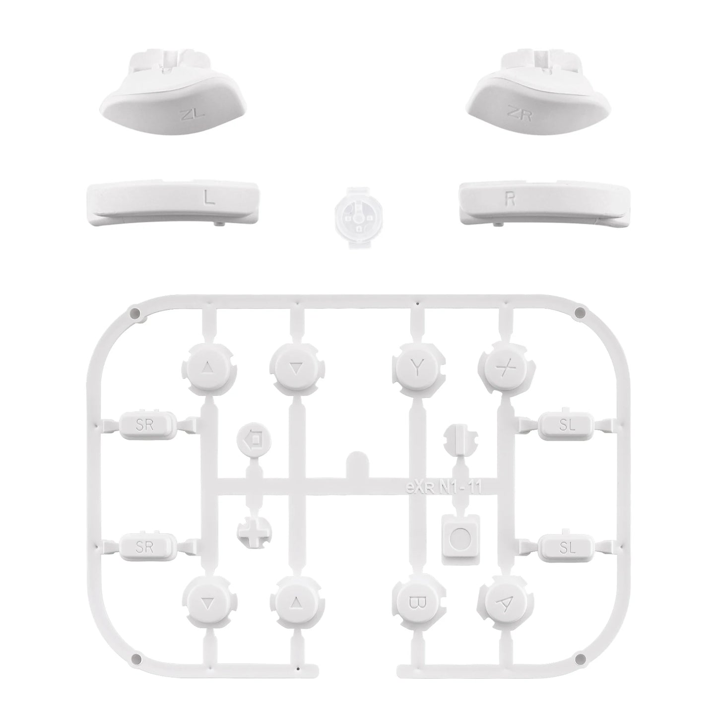eXtremeRate Full Set Buttons with Tools for NS Switch JoyCon & Switch OLED Joycon ABXY Direction Keys SR SL L R ZR ZL Trigger