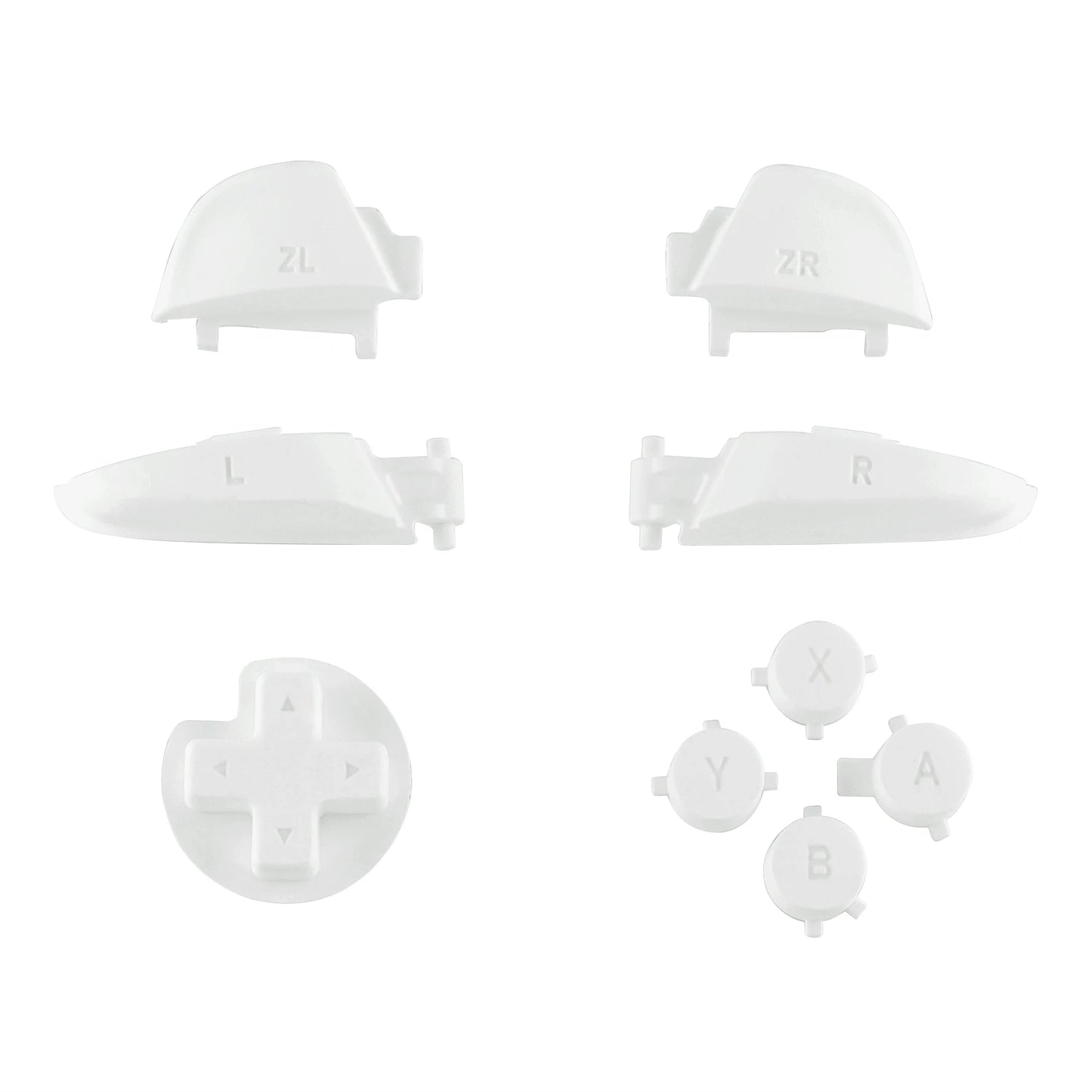 eXtremeRate Replacement Full Set Buttons with Tools for Nintendo Switch Pro Controller, Repair ABXY D-pad ZR ZL L R Keys