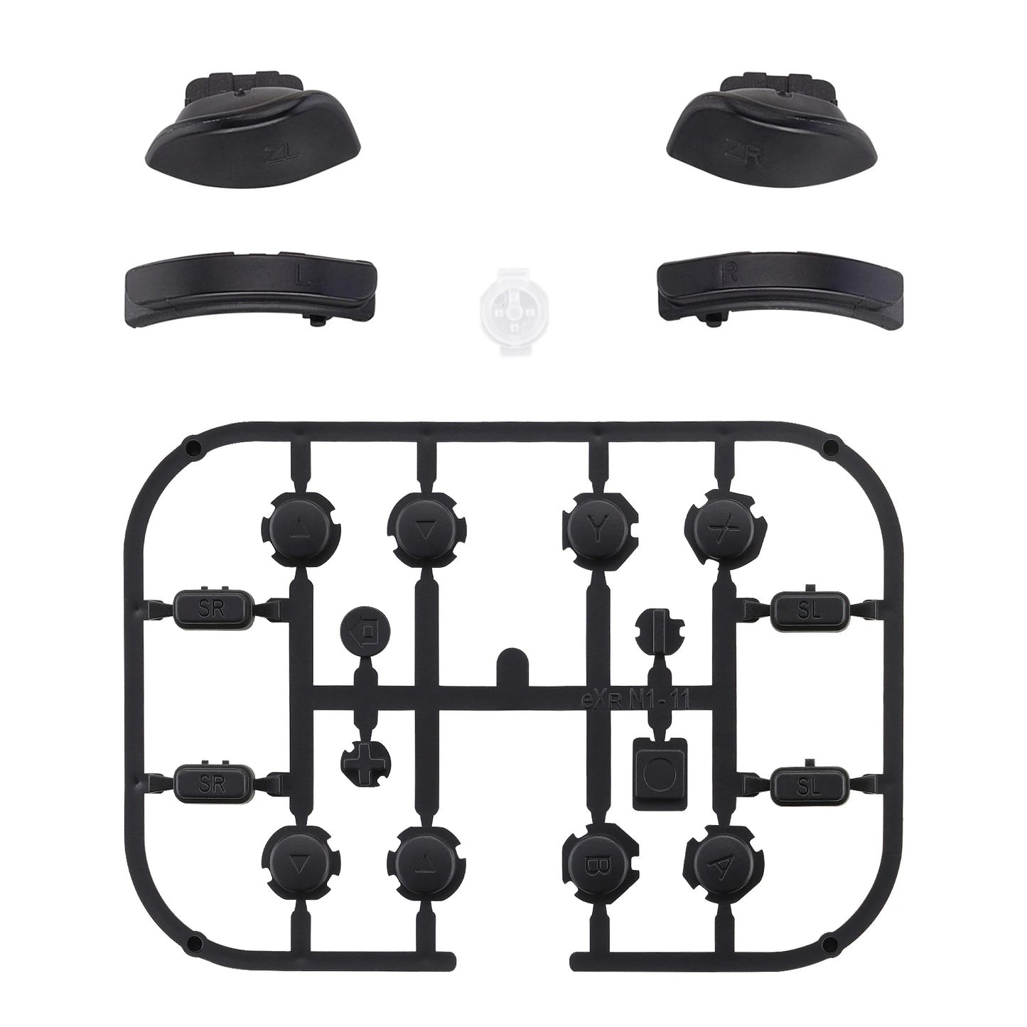 eXtremeRate Full Set Buttons with Tools for NS Switch JoyCon & Switch OLED Joycon ABXY Direction Keys SR SL L R ZR ZL Trigger
