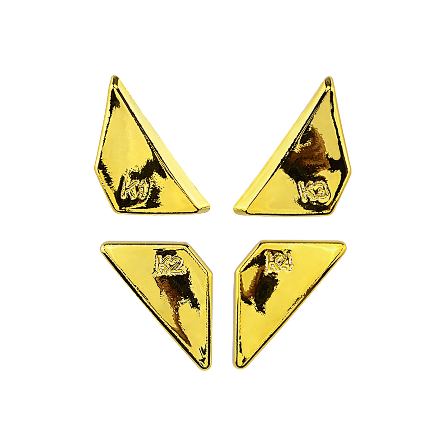 eXtremeRate Replacement Redesigned Back Buttons K1 K2 K3 K4 Paddles for PS4 Controller eXtremeRate DAWN Remap Kit - Black