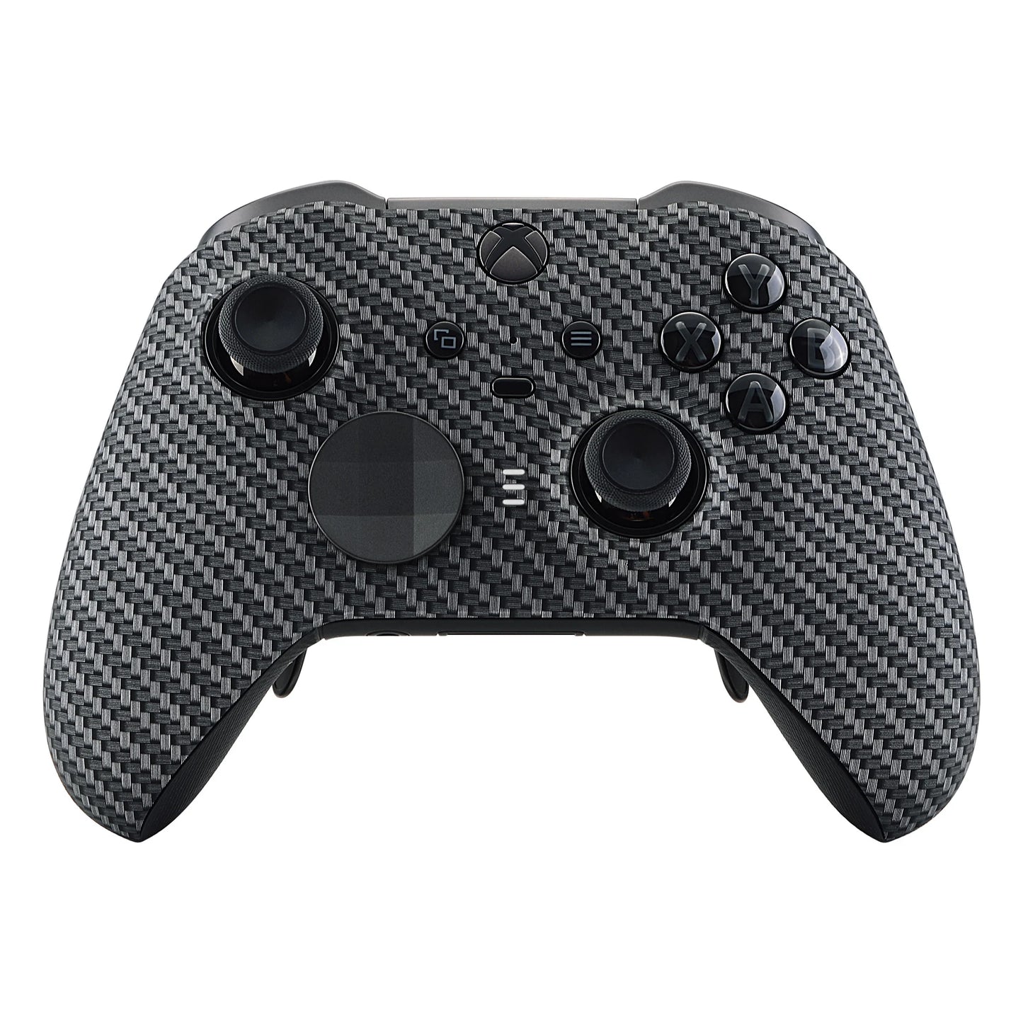eXtremeRate Soft Touch Faceplate Front Housing Shell Repair Kit for Xbox One Elite Series 2 Controller - The Cash Money