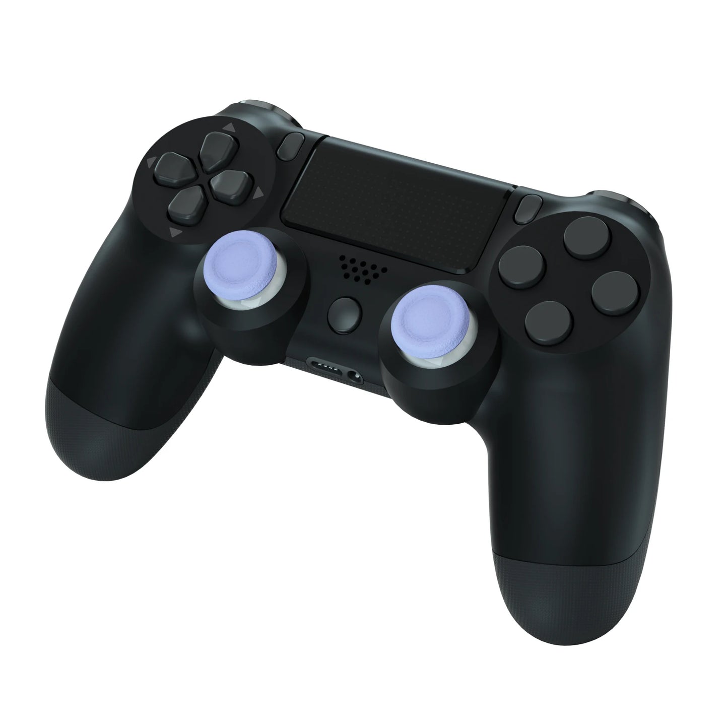 eXtremeRate Light Violet & White 3D Joystick Analog Thumb Sticks for PS5, for PS4 All Model Controller with Screwdriver