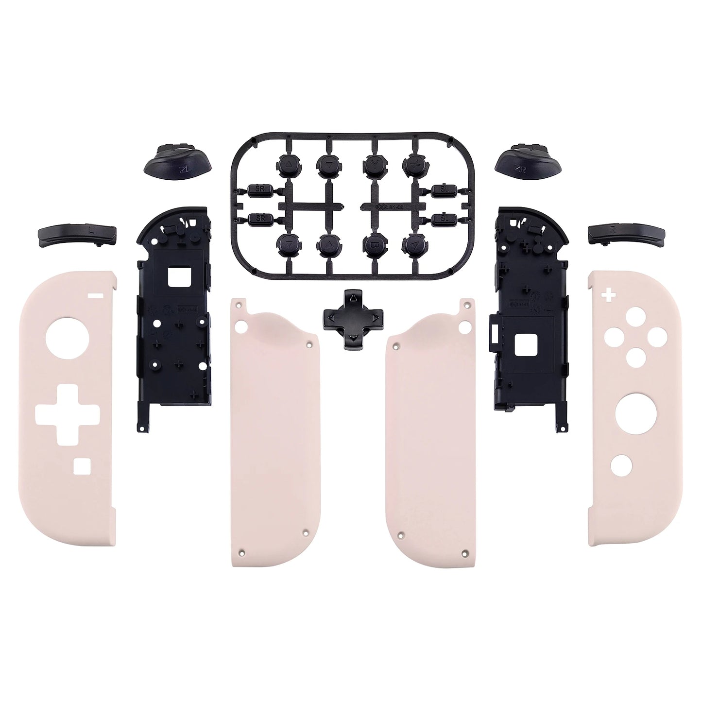 eXtremeRate Replacement Controller Housing (D-Pad Version) with Full Set Buttons for NS Switch JoyCon & OLED JoyCon