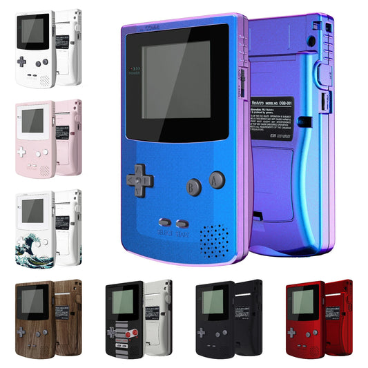 eXtremeRate IPS Ready Upgraded Full Housing Cover Shell with Buttons for Gameboy Color for GBC - Fit for GBC OSD IPS