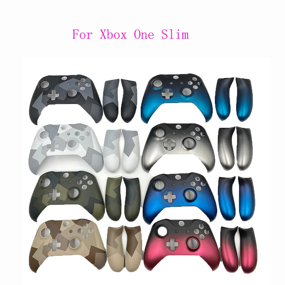 For Xbox One Slim Controller Faceplate Shell Replacement Front Case Housing & Hand Grip for Xbox One S
