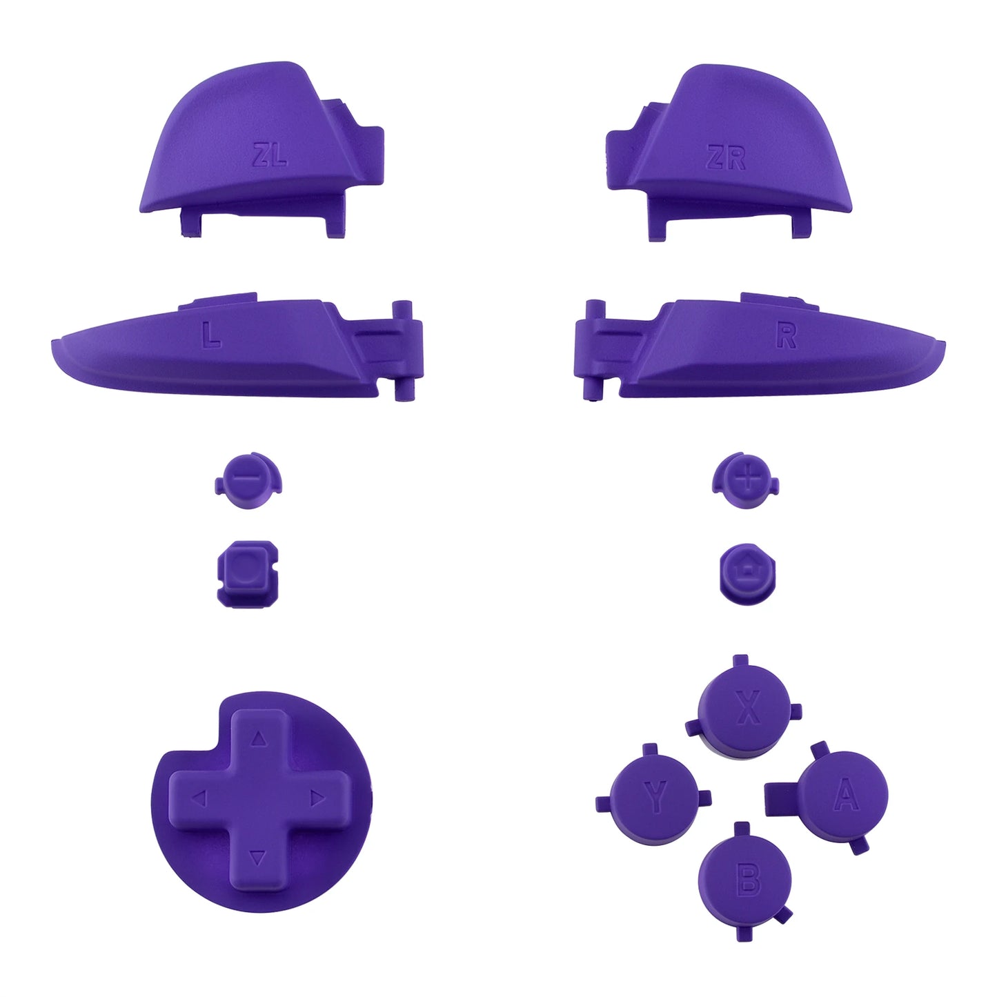 eXtremeRate Replacement Full Set Buttons with Tools for Nintendo Switch Pro Controller, Repair ABXY D-pad ZR ZL L R Keys
