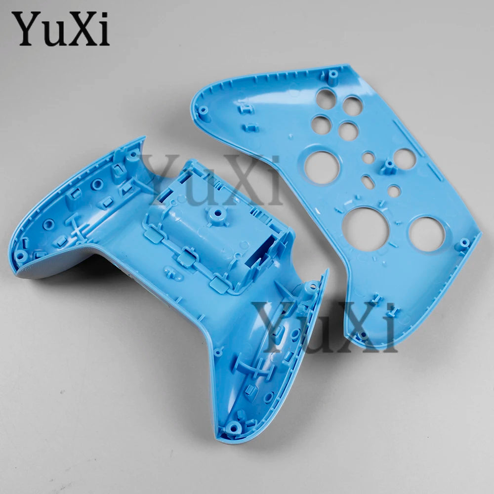 1Set Top Bottom Housing Shell for Xbox Series X/S Upper Down Case Cover Colorful Faceplant Gamepad Controller Replacement