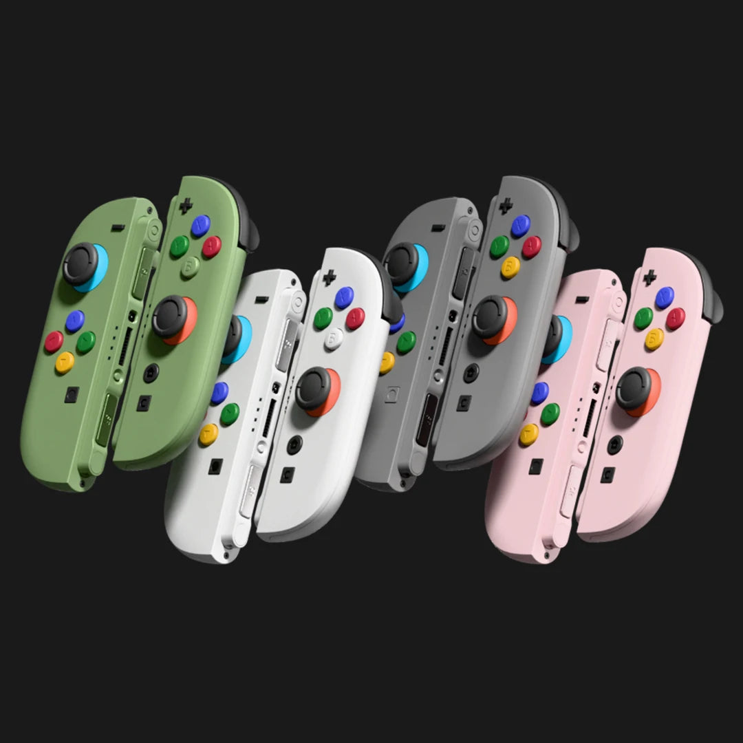 eXtremeRate DIY Replacement Housing Case Buttons for Joycon 2,  Decorative Strips & Middle Bracket & Tools for Nintendo Switch 2