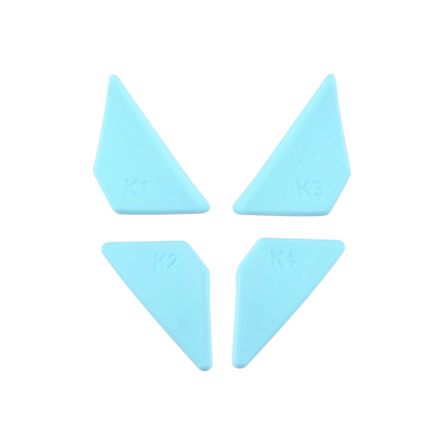 eXtremeRate Replacement Redesigned Back Buttons K1 K2 K3 K4 Paddles for PS4 Controller eXtremeRate DAWN Remap Kit - Black