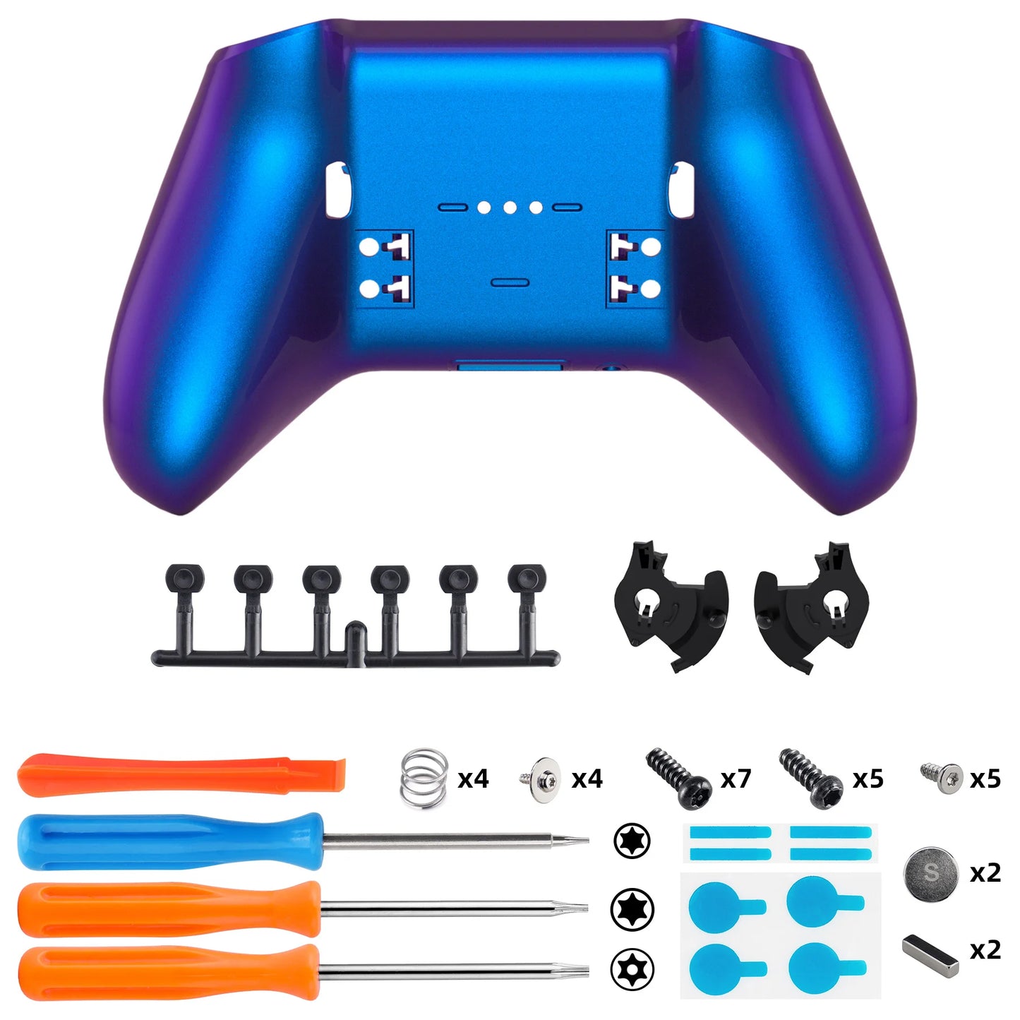 eXtremeRate Replacement Bottom Shell Case for Xbox Elite Series 2 Core Controller Model 1797 All kinds Custom Back Housing Cover