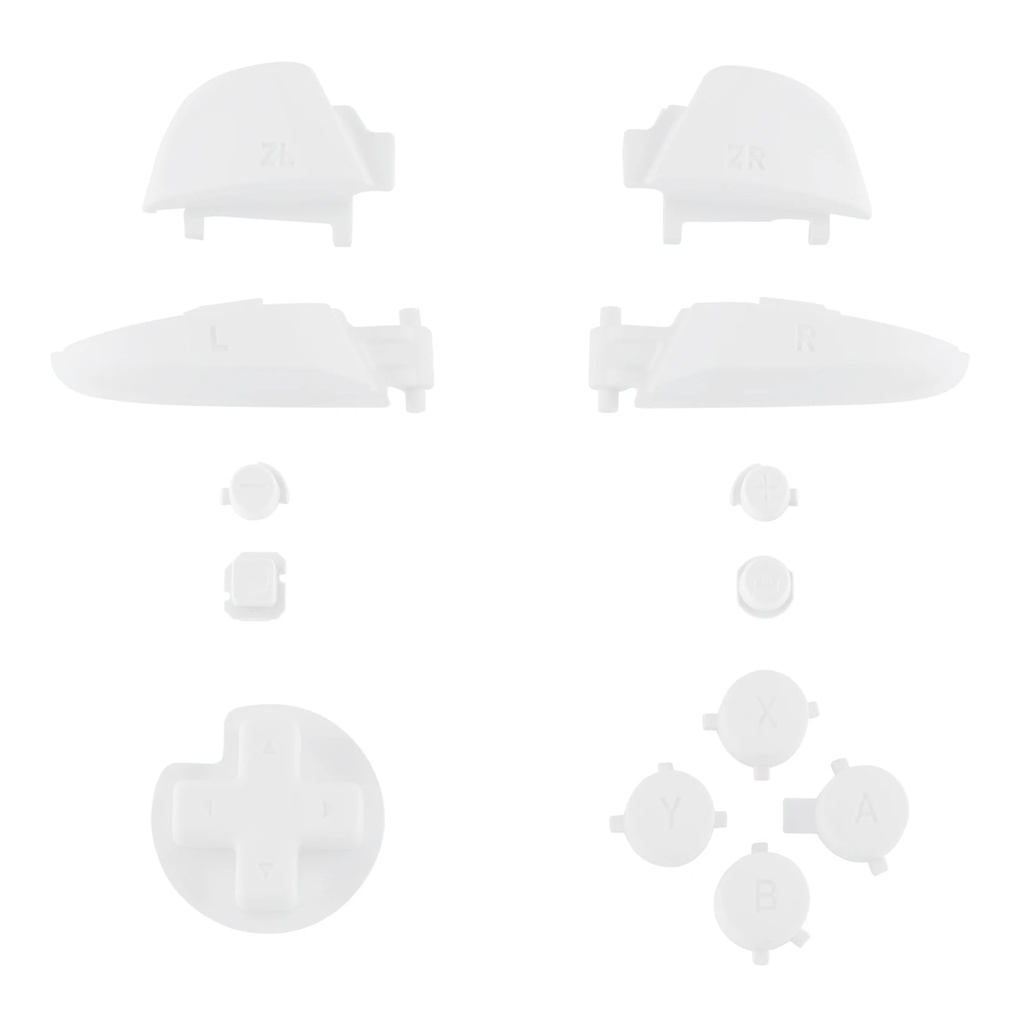 eXtremeRate Replacement Full Set Buttons with Tools for Nintendo Switch Pro Controller, Repair ABXY D-pad ZR ZL L R Keys