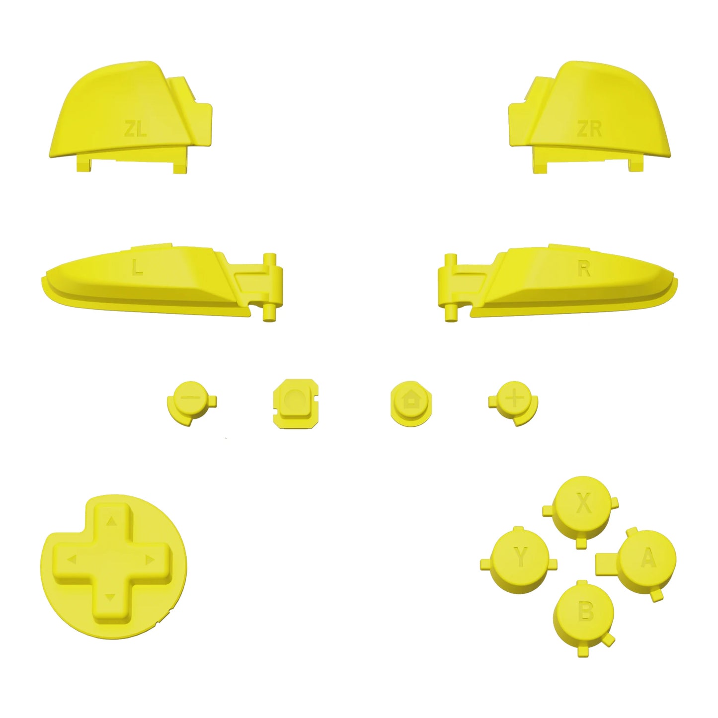 eXtremeRate DIY Replacement Full Set Buttons Repair ABXY D-pad ZR ZL L R Keys with Tools for NS Switch Pro Controller