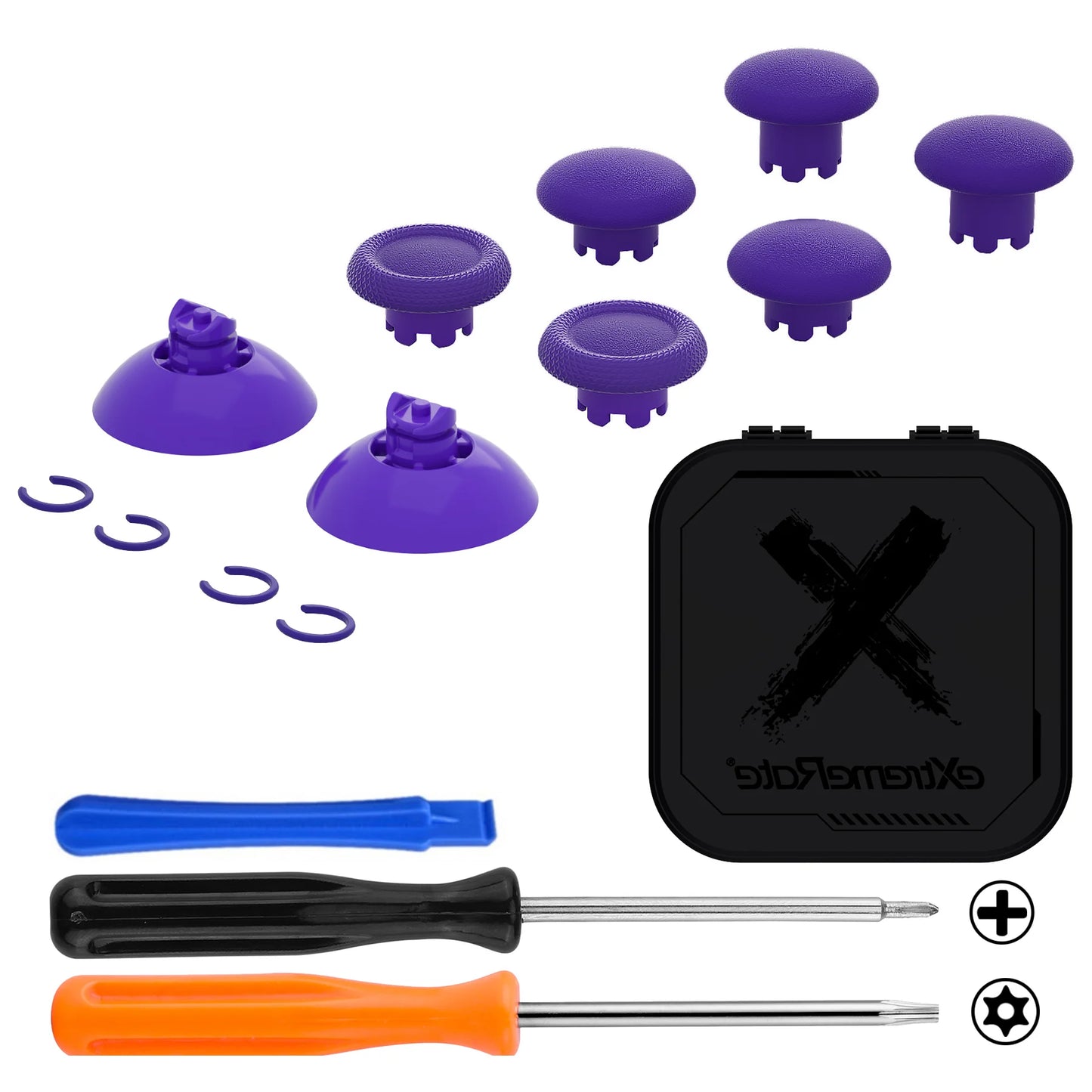 eXtremeRate Interchangeable Thumbsticks for Xbox Core Controller, Xbox One S/X, Xbox Elite V1, Swappable stick for NS Pro