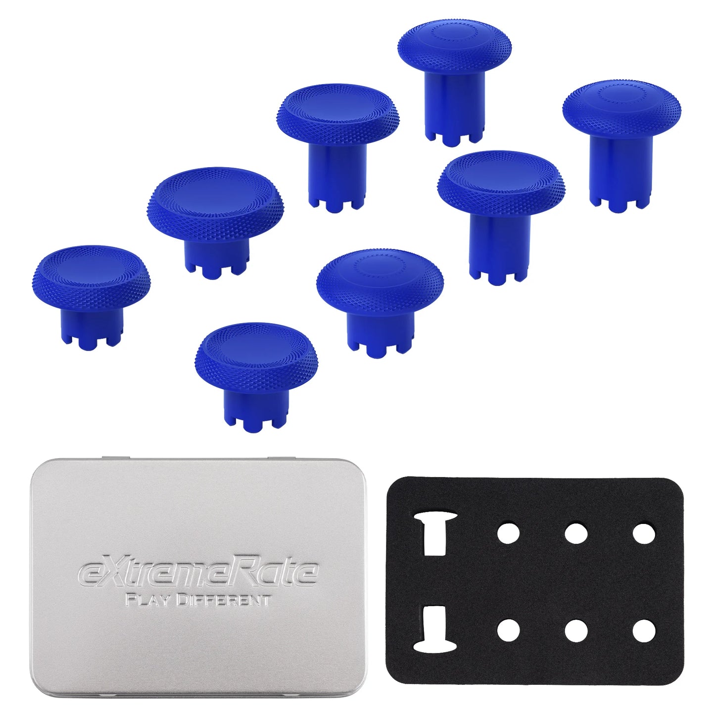 eXtremeRate ThumbsGear Interchangeable Thumbsticks for ps5 Edge Controller, Replacement Analog Thumb Sticks Caps - 6 Colors