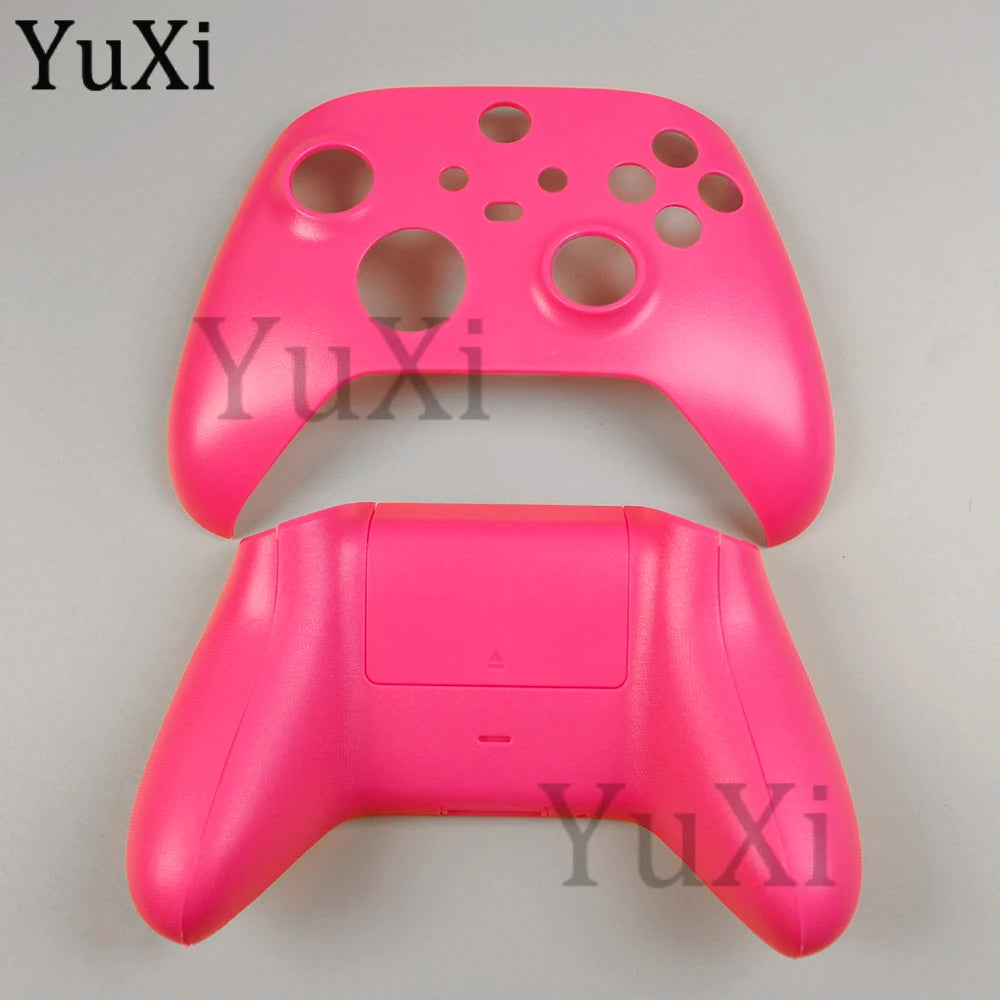 1Set Top Bottom Housing Shell for Xbox Series X/S Upper Down Case Cover Colorful Faceplant Gamepad Controller Replacement
