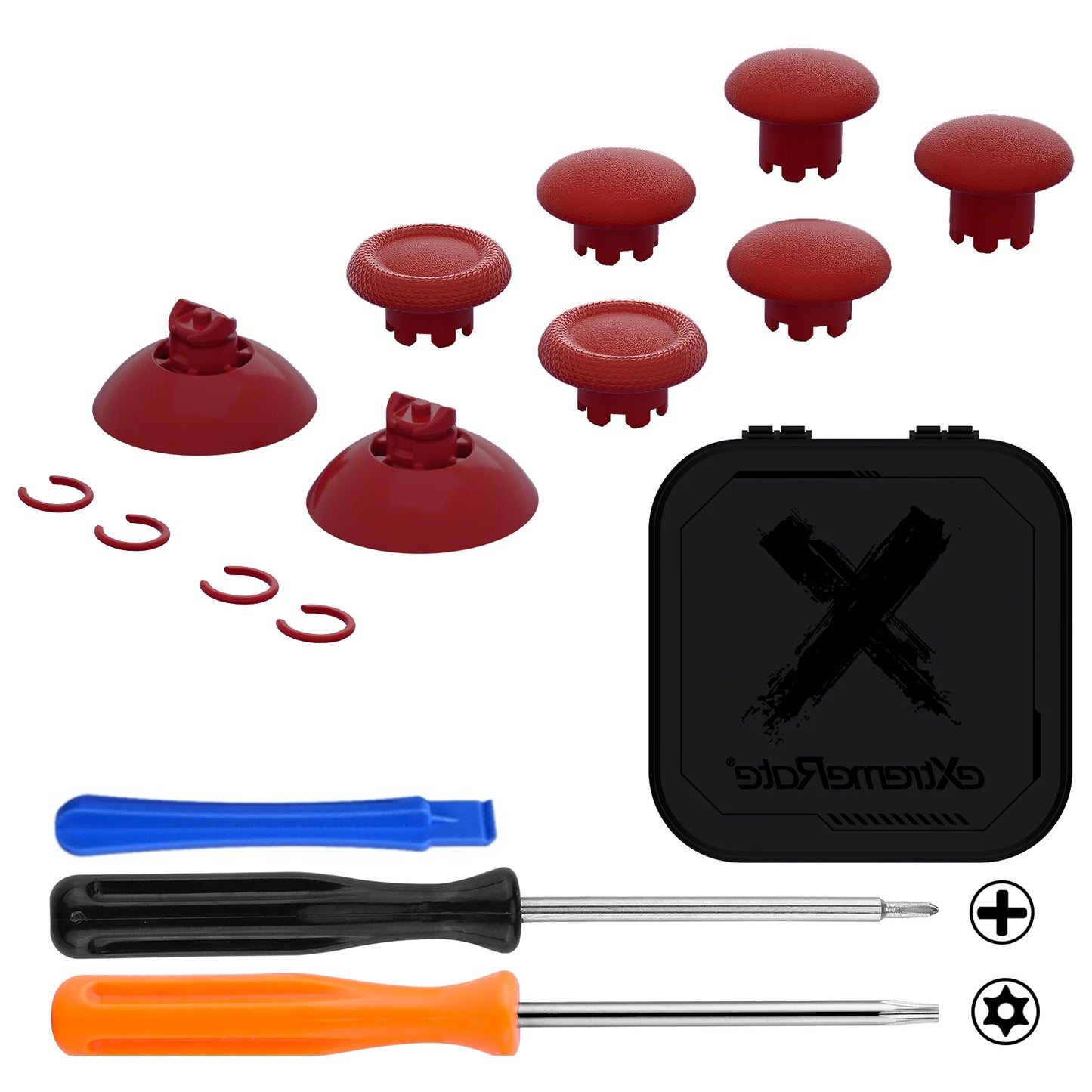 eXtremeRate Interchangeable Thumbsticks for Xbox Core Controller, Xbox One S/X, Xbox Elite V1, Swappable stick for NS Pro