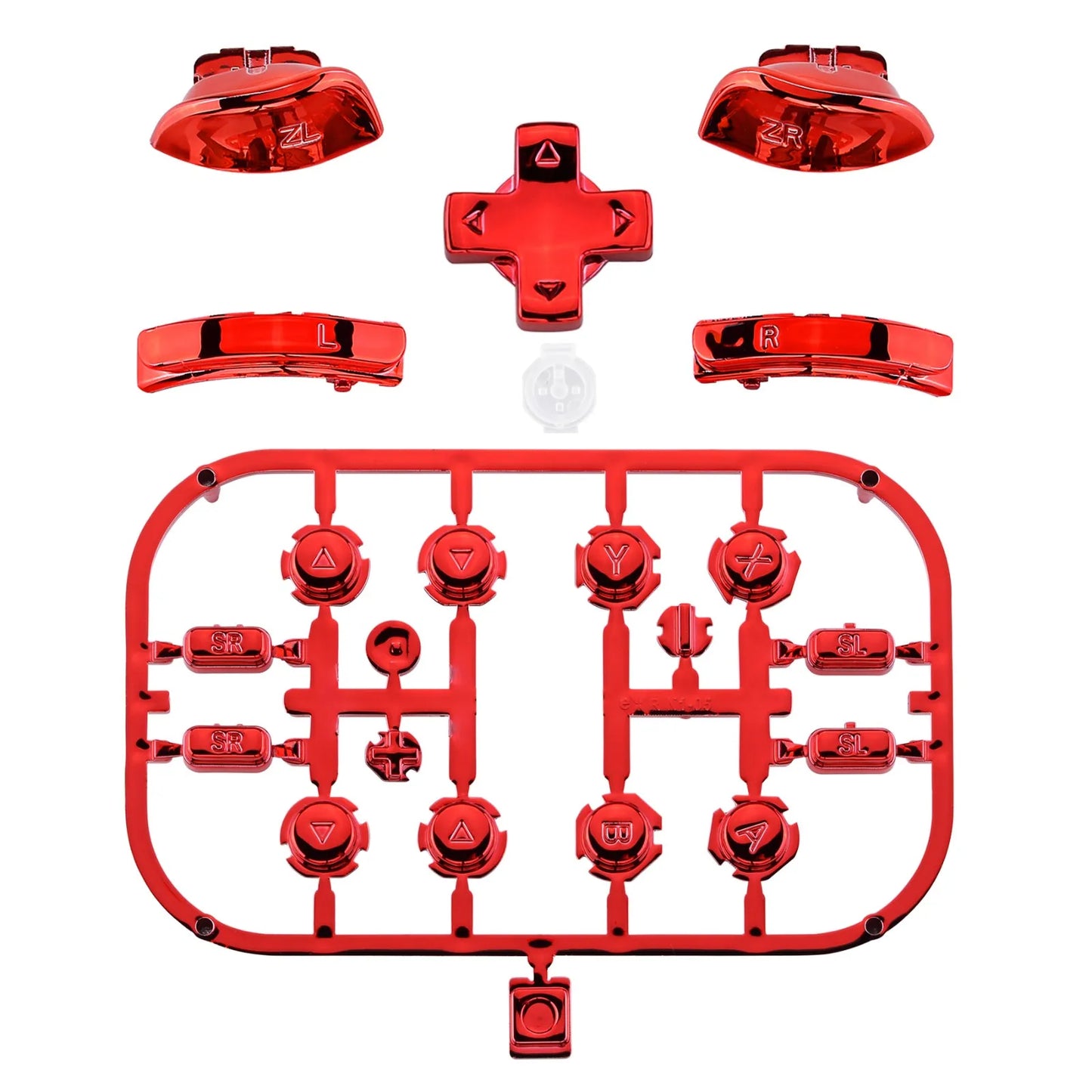 eXtremeRate Custom Dpad ABXY Keys SR SL L R ZR ZL Trigger Full Set Buttons with Tools for Nintendo Switch JoyCon &OLED model
