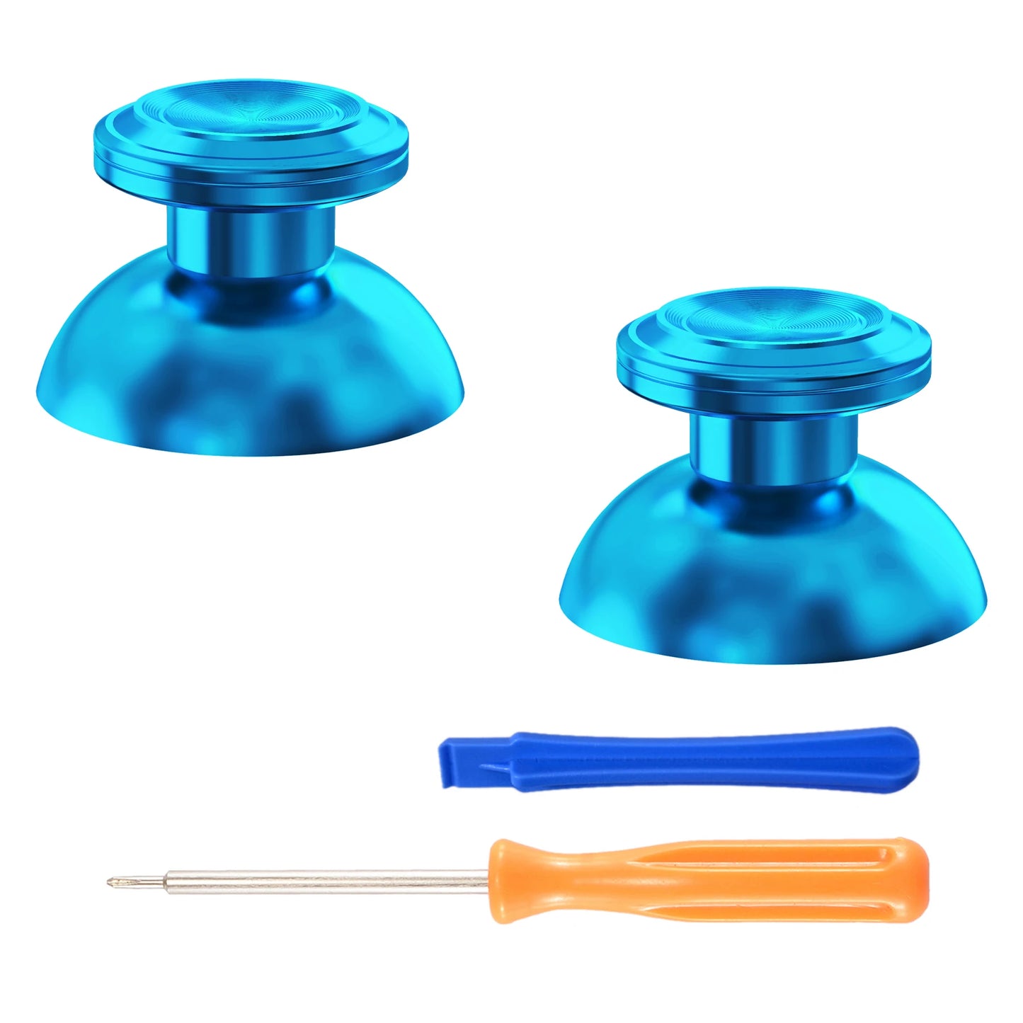 eXtremeRate Custom Metal Thumbsticks for ps5 Controller, Replacement Aluminum Analog Stick Joystick for ps4 Controller