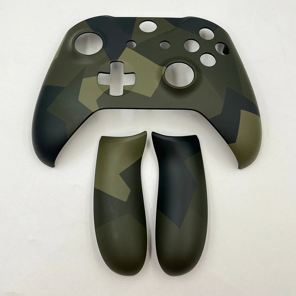 For Xbox One Slim Controller Faceplate Shell Replacement Front Case Housing & Hand Grip for Xbox One S