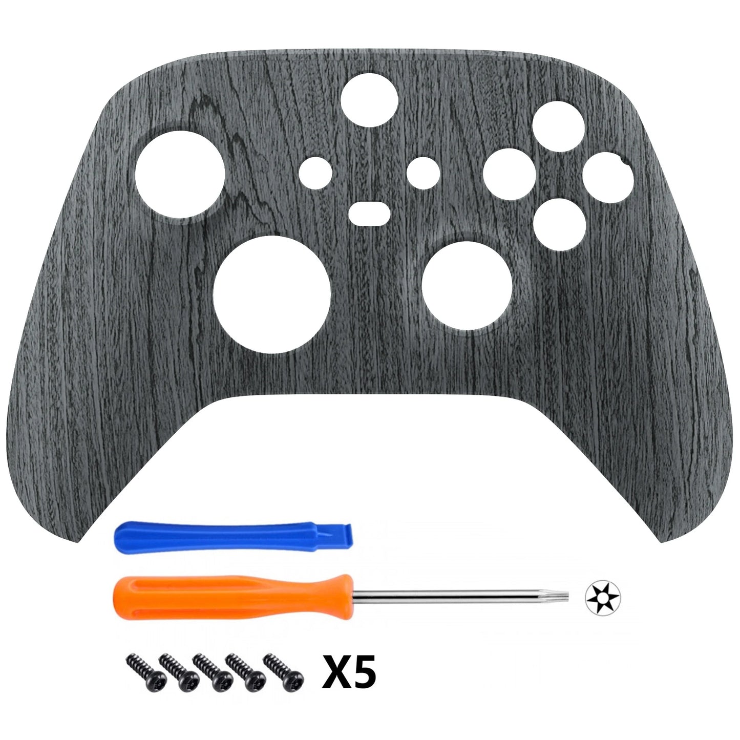 eXtremeRate Replacement Front Housing Shell Faceplate for Xbox Series X/S (Xbox Core) Controller - Transformative Texture Series