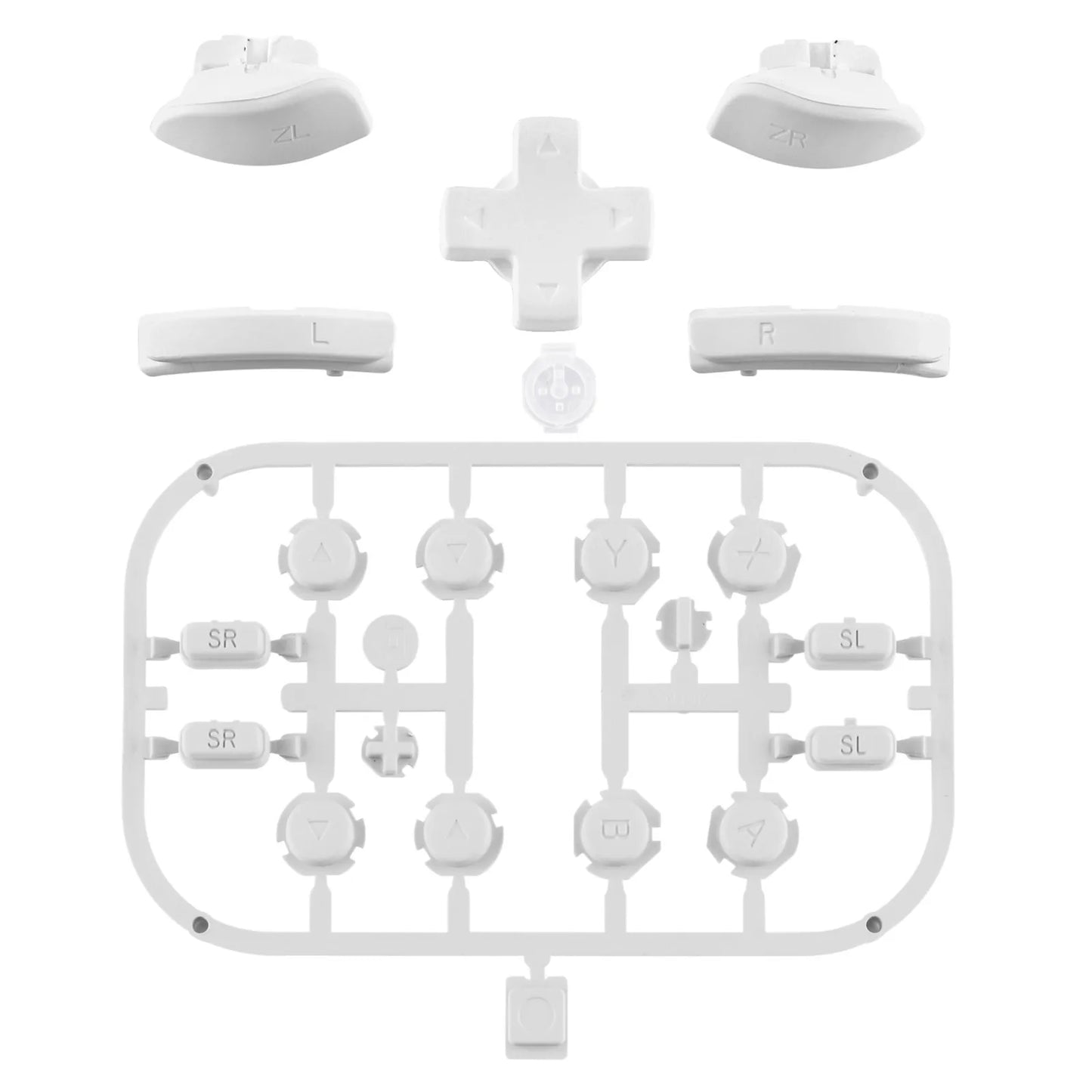 eXtremeRate Custom Dpad ABXY Keys SR SL L R ZR ZL Trigger Full Set Buttons with Tools for Nintendo Switch JoyCon &OLED model