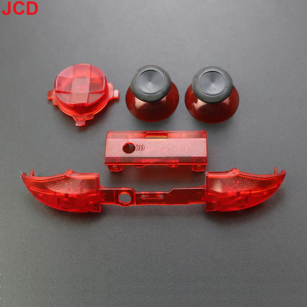 For Xbox Series X S Controller LB RB Button Strip Middle BaffleStrip Cross Direction Keys 3d Analog Joystick Cap D-Pad Button