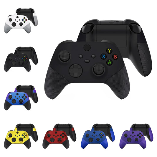 eXtremeRate ASR Version Rubberized Side Rails Front Shell Faceplate W/Accent Rings for Xbox Core Wireless Controller - 7 colors