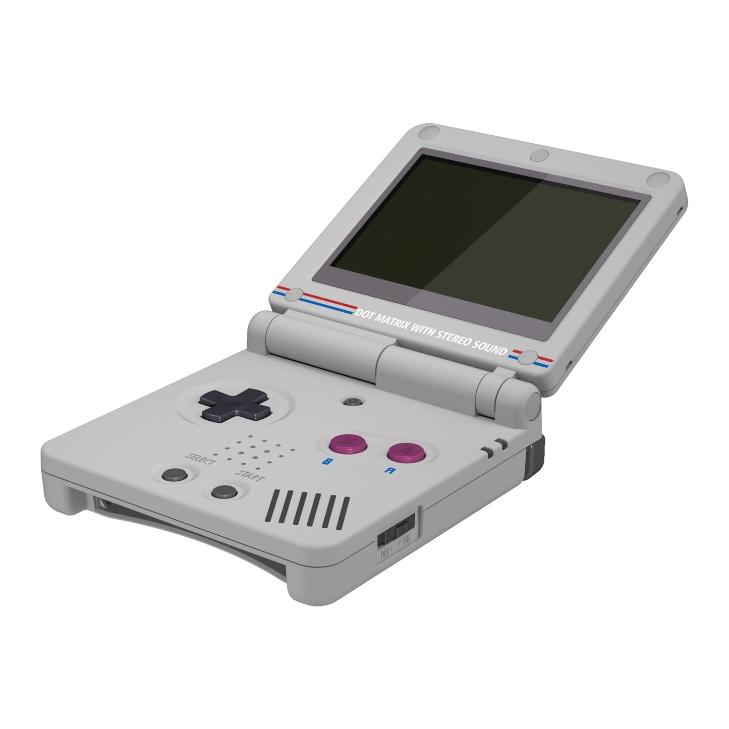 eXtremeRate IPS Ready Upgraded Custom Replacement Housing Shell for Gameboy Advance SP GBA SP for IPS & Standard LCD - Classic