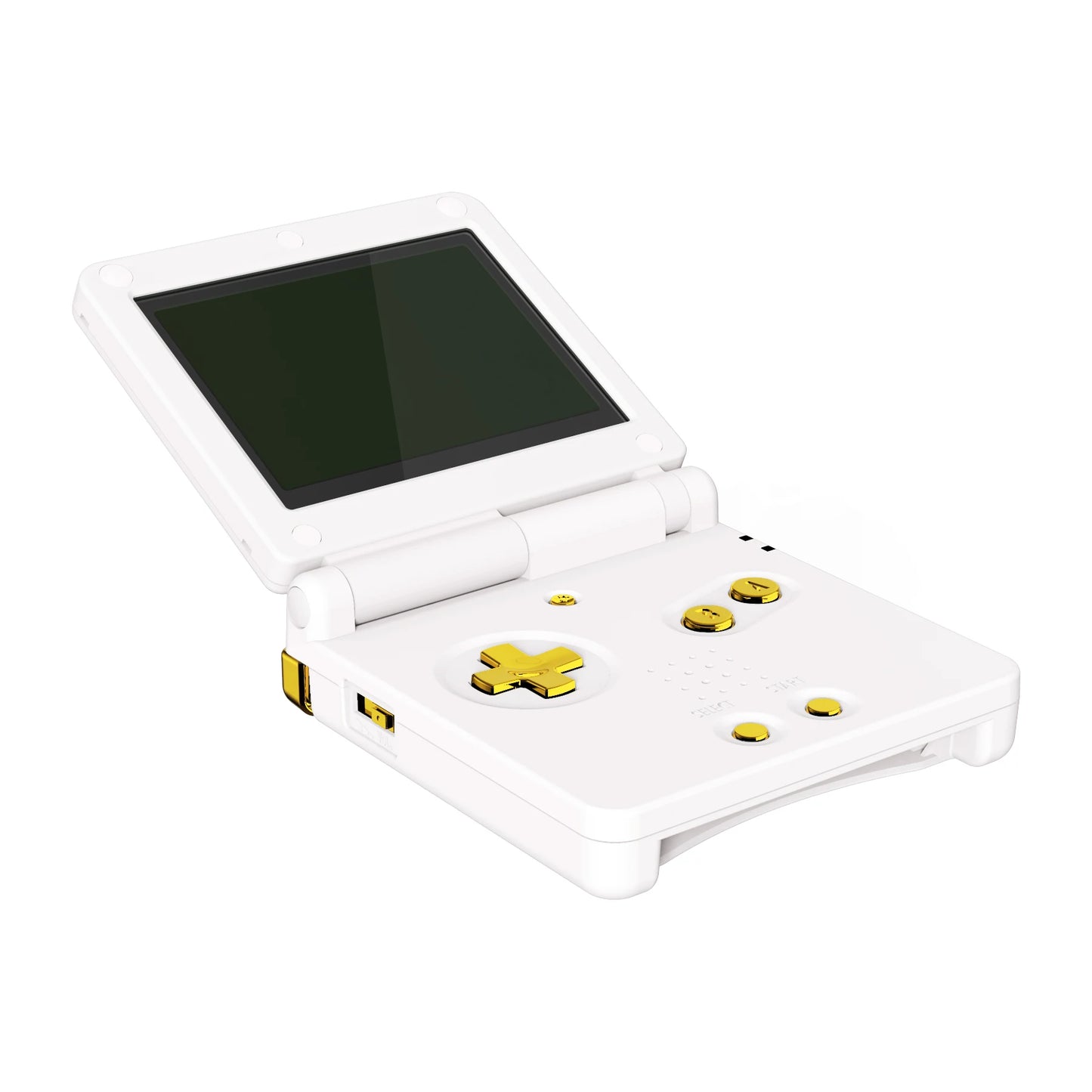 eXtremeRate Full Set Buttons for Gameboy Advance SP, A B L R Button Power On Off Volume Button D-pad Key for GBA SP Console