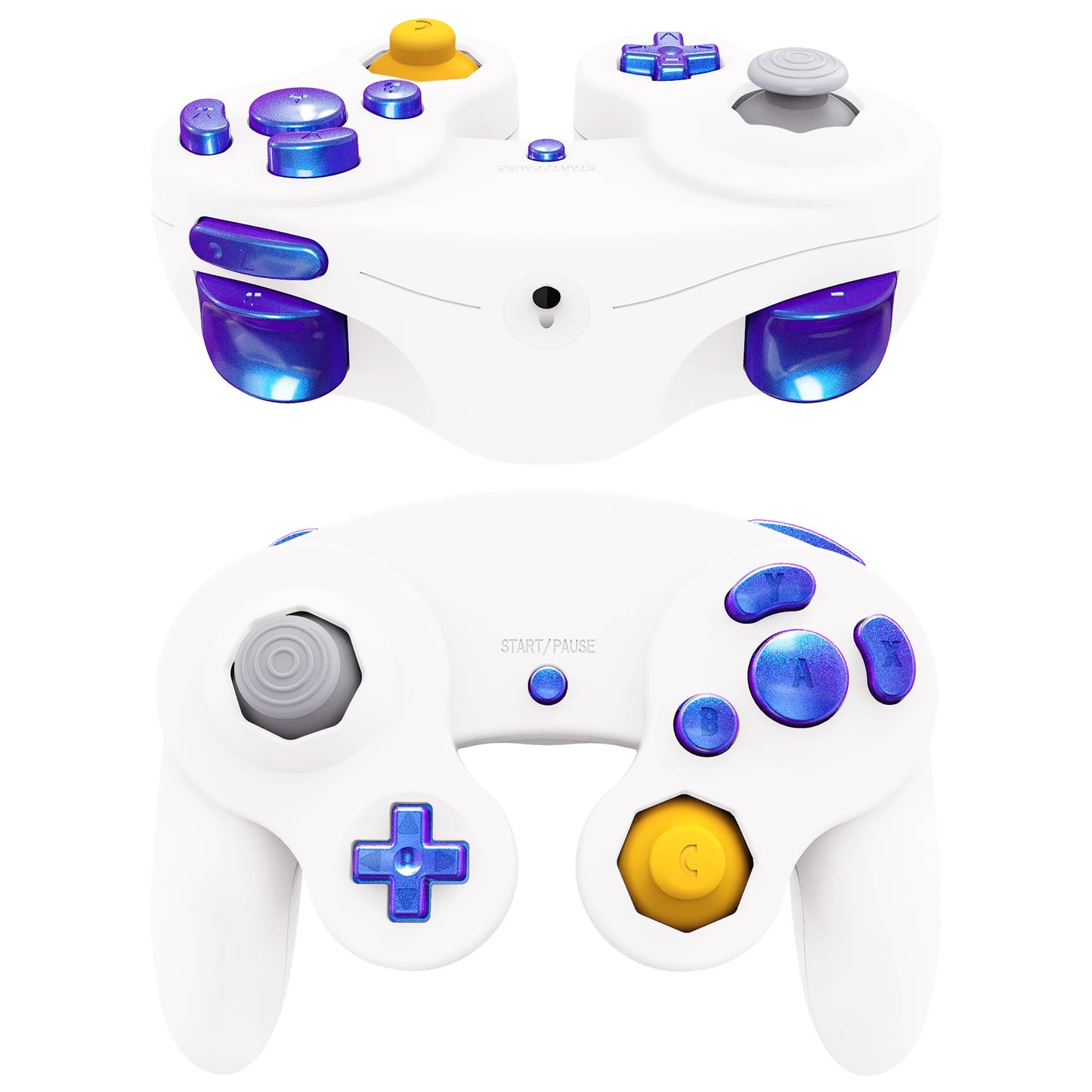 eXtremeRate DIY Replacement Full Set Buttons Thumbsticks & Tools for Nintendo GameCube Controller, Repair ABXY D-pad Z L R Keys