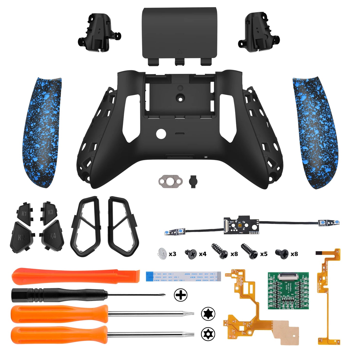 eXtremeRate VICTOR X Remap Kit for Xbox Core Wireless Controller, 6 Profiles & Redesigned Back Shell & Side Rails & Back Buttons