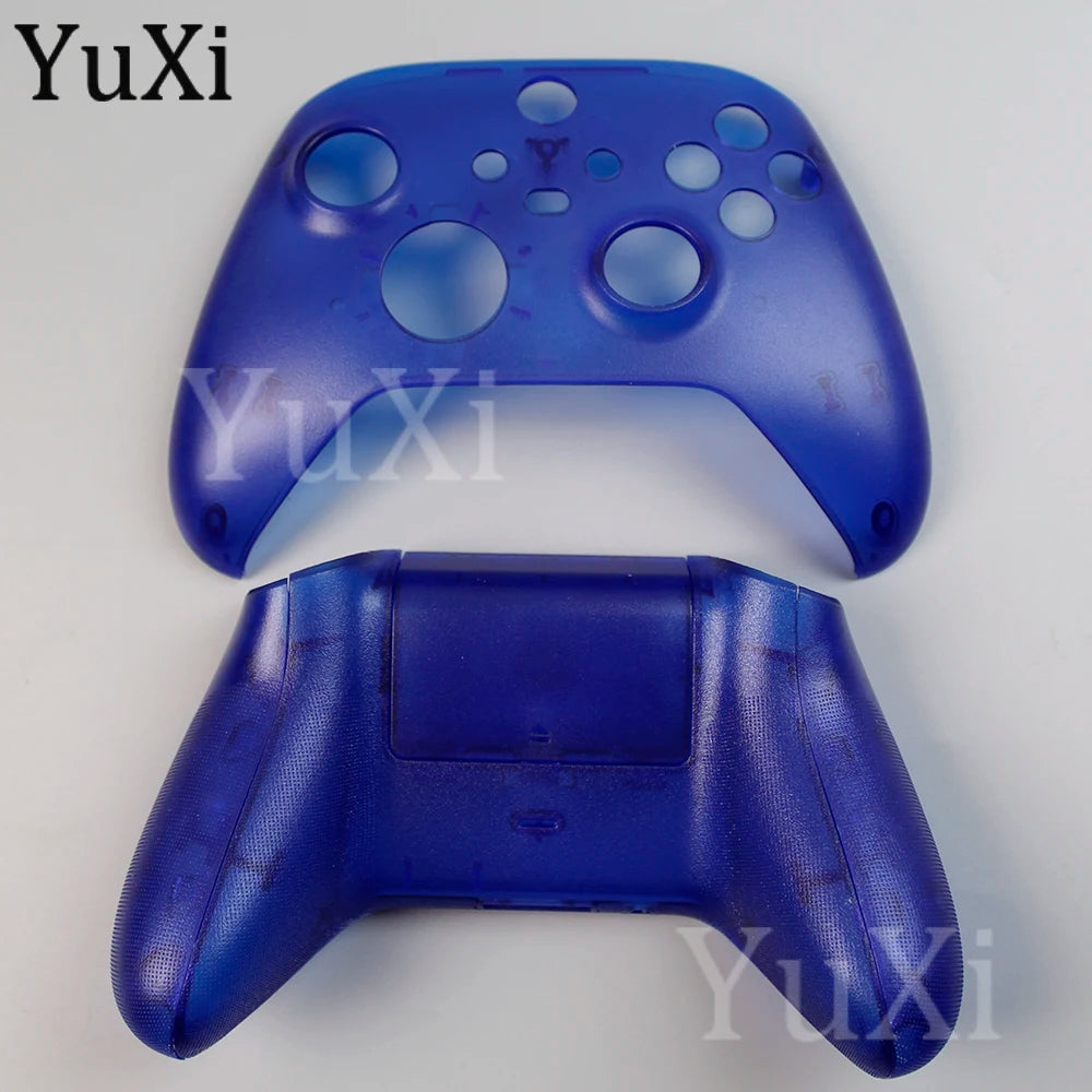 1Set Top Bottom Housing Shell for Xbox Series X/S Upper Down Case Cover Colorful Faceplant Gamepad Controller Replacement