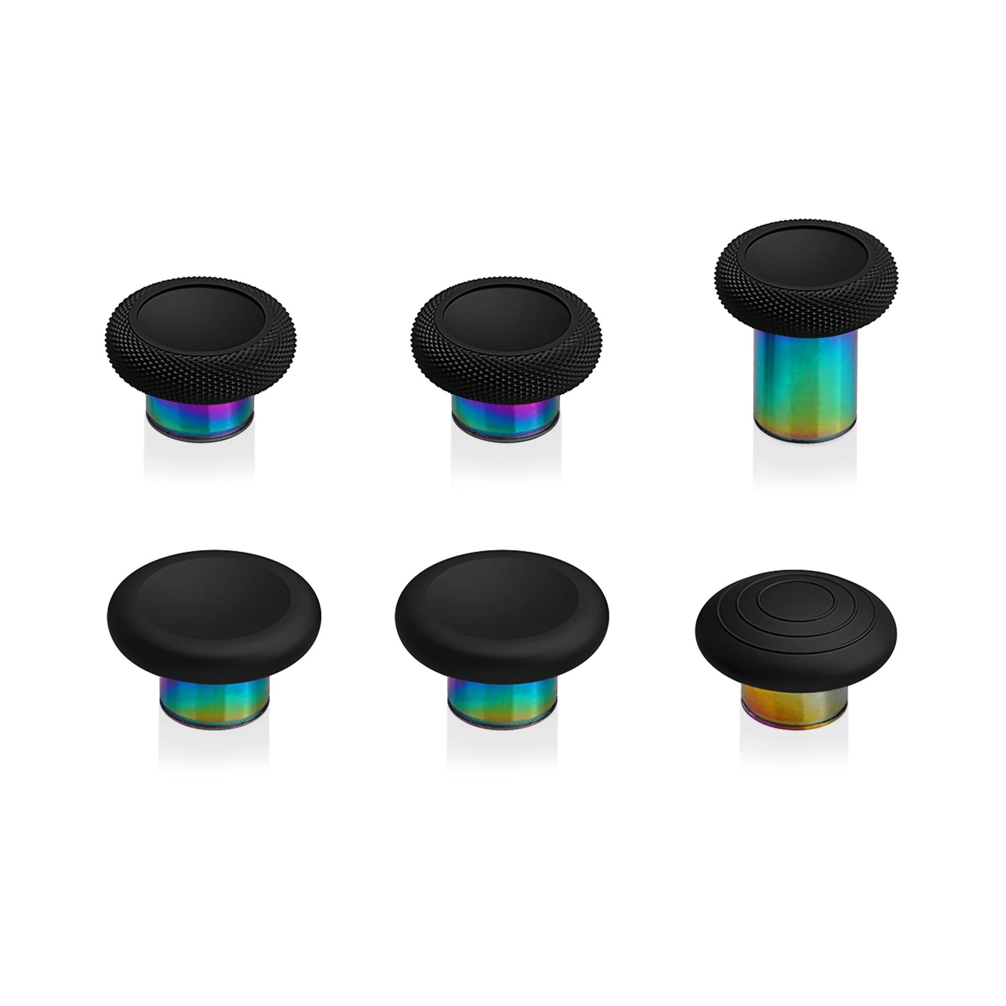 eXtremeRate Analog Stick Joystick Caps for Xbox Elite 2 Core Controller (Model 1797), 6 in 1 Metal Replacement Thumbsticks