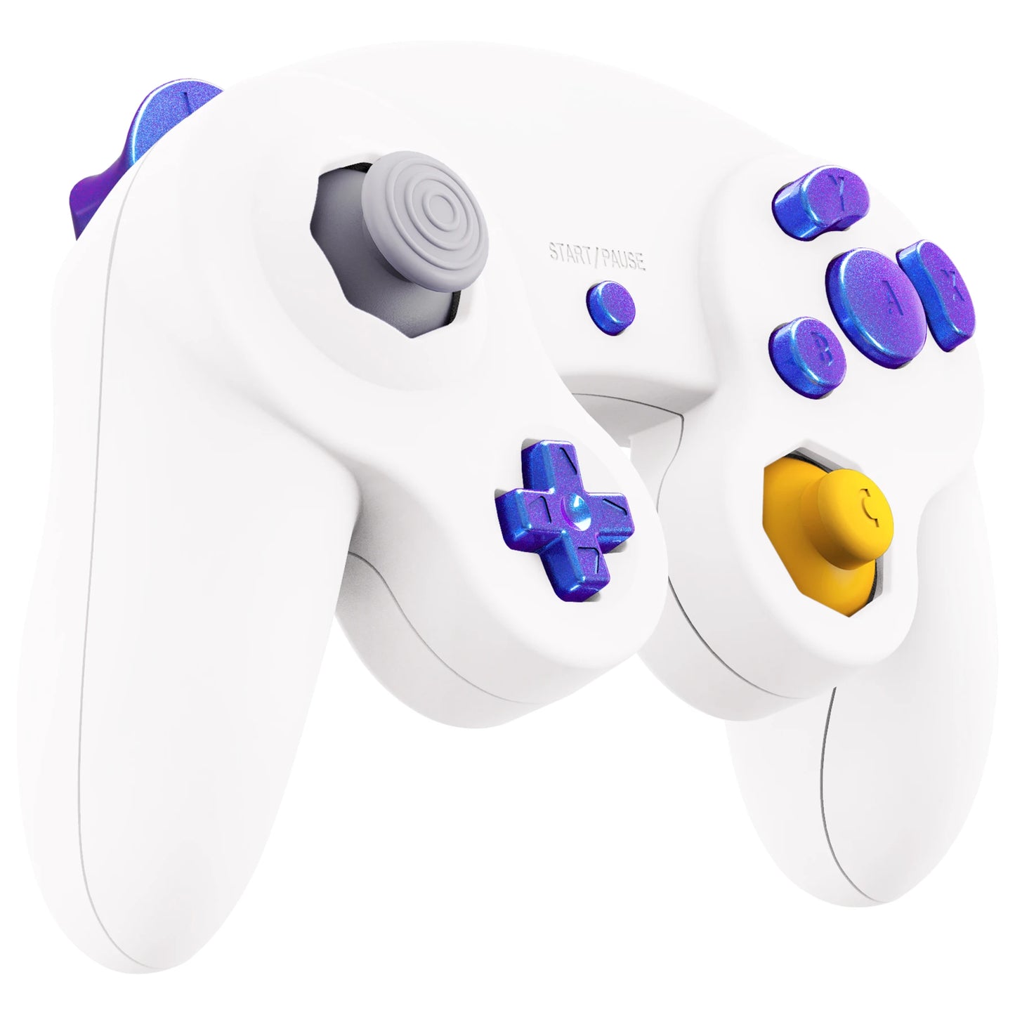 eXtremeRate DIY Replacement Full Set Buttons Thumbsticks & Tools for Nintendo GameCube Controller, Repair ABXY D-pad Z L R Keys