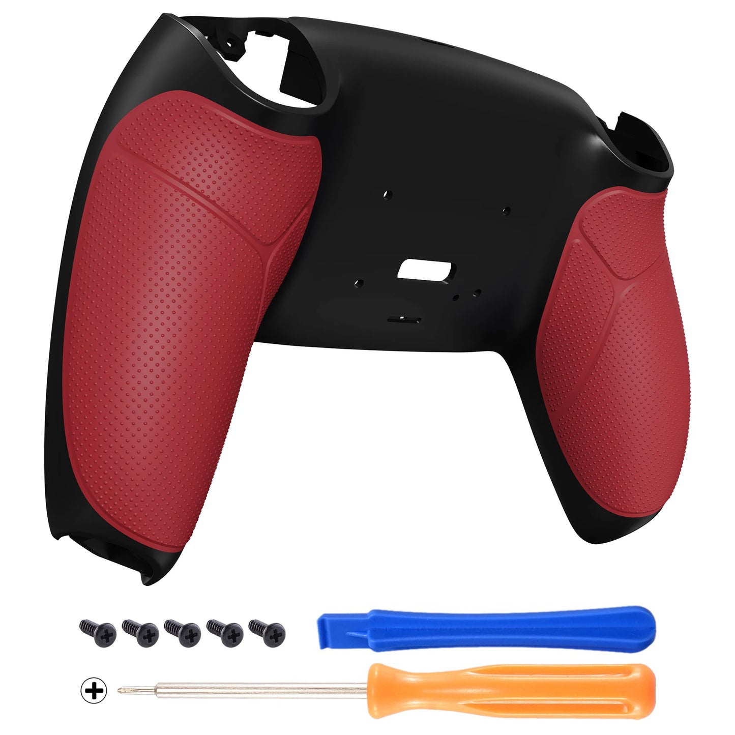 eXtremerate Performance Rubberized Grip Redesigned Back Shell for PS5 Controller RISE Remap Kit