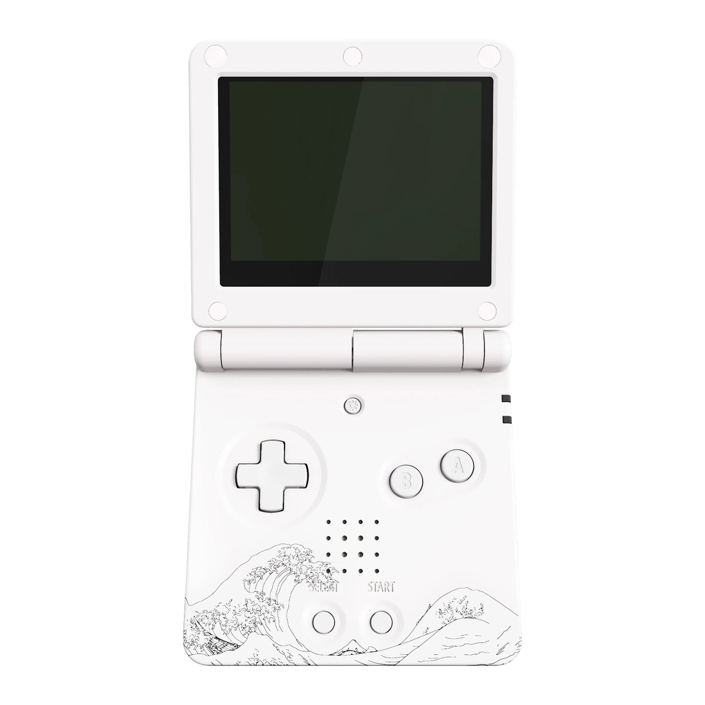 eXtremeRate IPS Ready Upgraded Custom Replacement Housing Shell for Gameboy Advance SP GBA SP for IPS & Standard LCD - Black